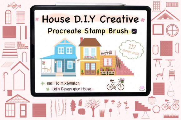 Design Your Dream House with Procreate Stamps