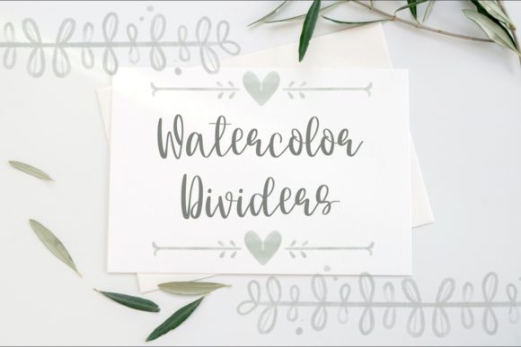 Elevating Digital Design with Fluid Watercolor Dividers