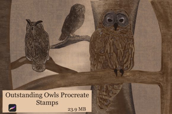 Elevating Digital Storytelling with the Outstanding Owls Procreate Stamp Bundle