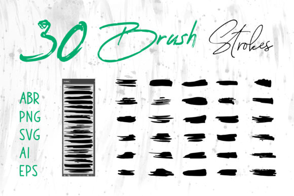 Grungy Brush Set: Raw Strokes for Any Project