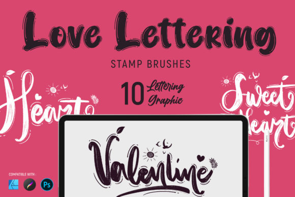Integrating the Love Lettering Stamp Brush into Professional Design Workflows