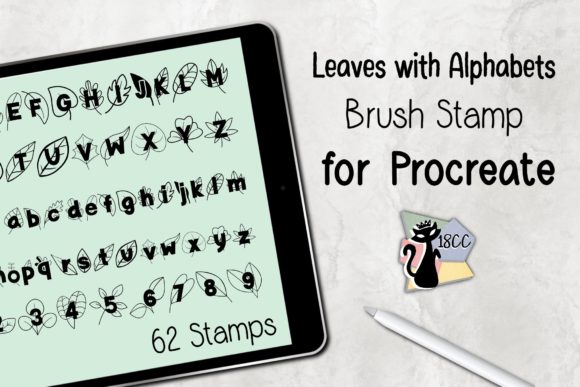 Strategic Visual Communication: Leveraging the Leaves with Alphabets Brush Stamp for Brand Differentiation
